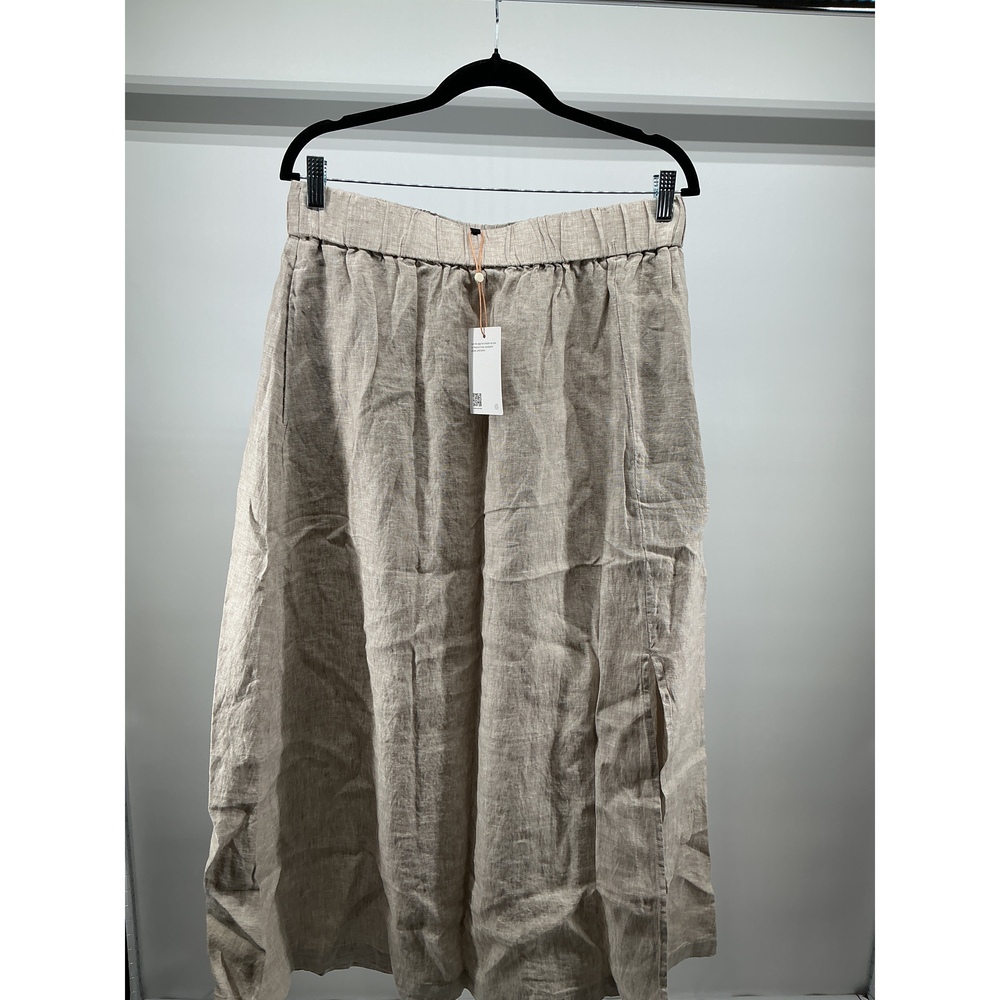 100% European Linen Maxi Skirt